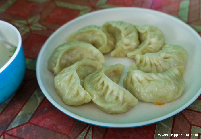 Veg Momos - 8 pieces for Rs. 20 only :)