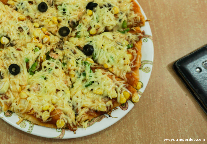 Pizza loaded with Kalimpong Cheese